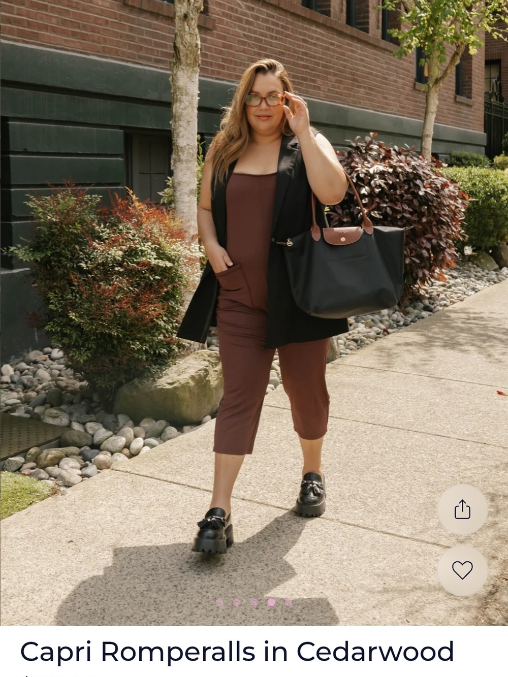 Smash + Tess Cedarwood Capri Jumpsuit - Picture 2 of 5
